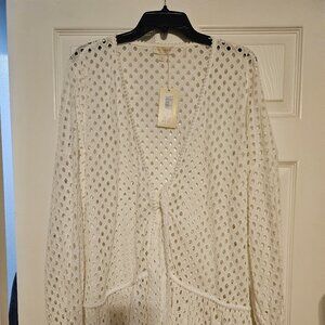 NWT Ramy Brook White Swim Cover-Up Dress